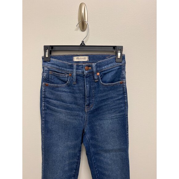 Madewell High-Rise Skinny Jeans  Medium Wash Denim Womens Sz 25 - Picture 3 of 10
